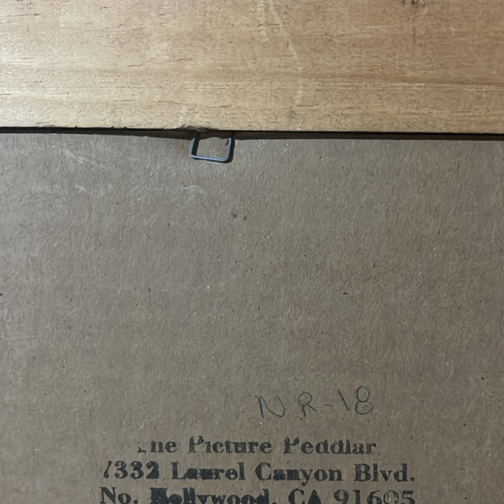 Vintage Framed Norman Rockwell print Marriage License - Picture 3 of 5